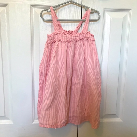 GAP Other - ⭐️SALE Baby Gap Pink and White Striped Dress!